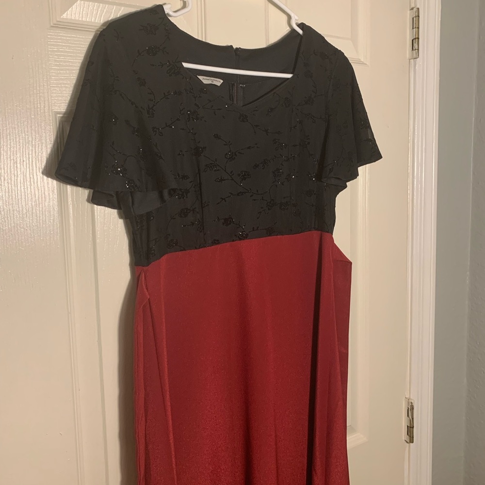 Long Concert Red&Black Dress